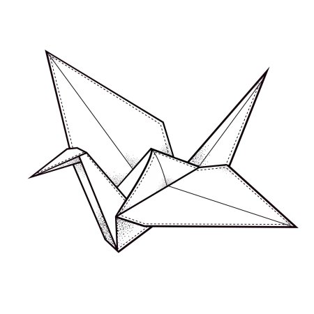 Картинки раскраски оригами (51 фото)