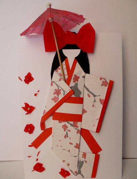 Японская кукла оригами