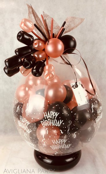 Подарок из шаров на день рождения женщине