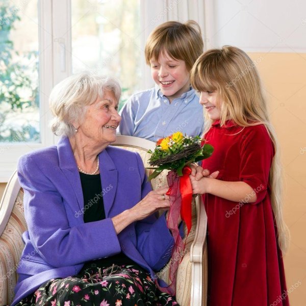 Цветы для бабушки