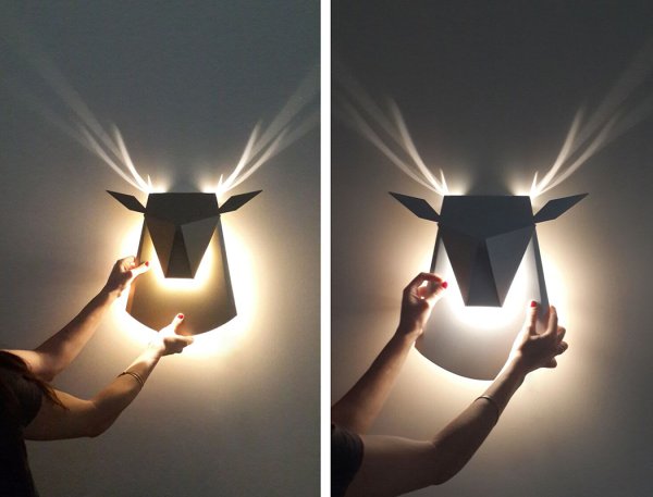 Креативные светильники на стену