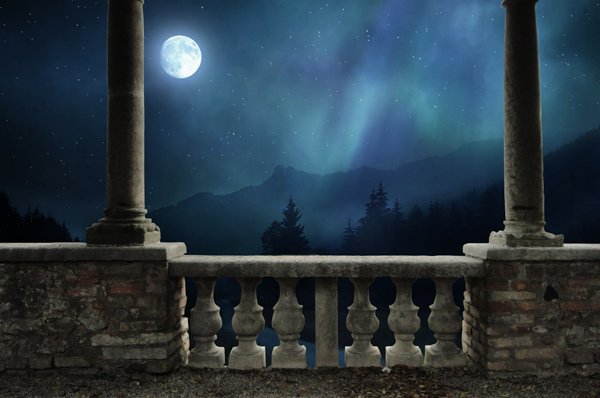 Лунная ночь балкон
