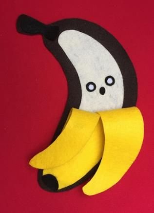 Поделка банан для малышей