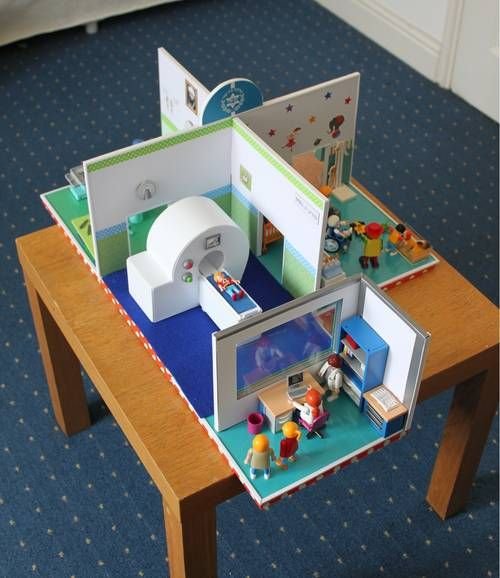 Макет игрового пространства в детском саду