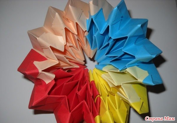 Салют из оригами