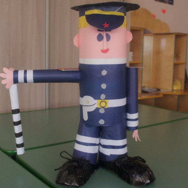 Кукла полицейский для детского сада