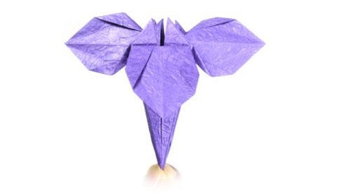 Букет оригами ирисы