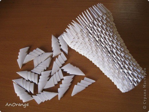 Юрта из модулей оригами
