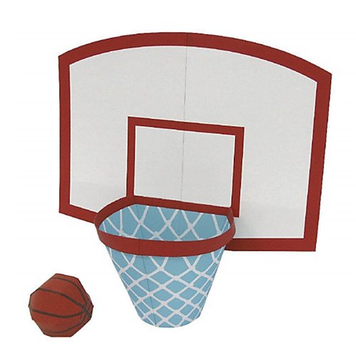 Баскетбольное кольцо из бумаги