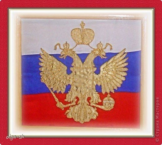 Поделка герб России