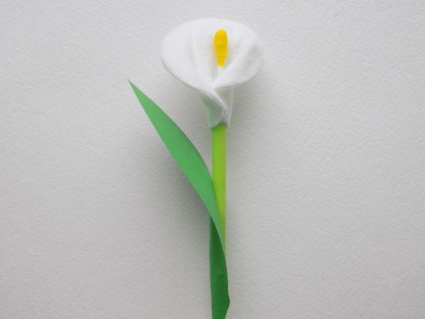 Поделка цветы каллы