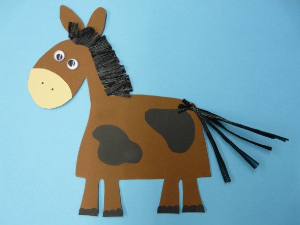 Поделка лошадь для детского сада