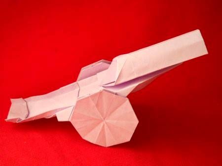 Оригами пушки