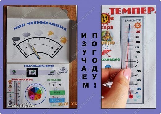 Термометр поделка