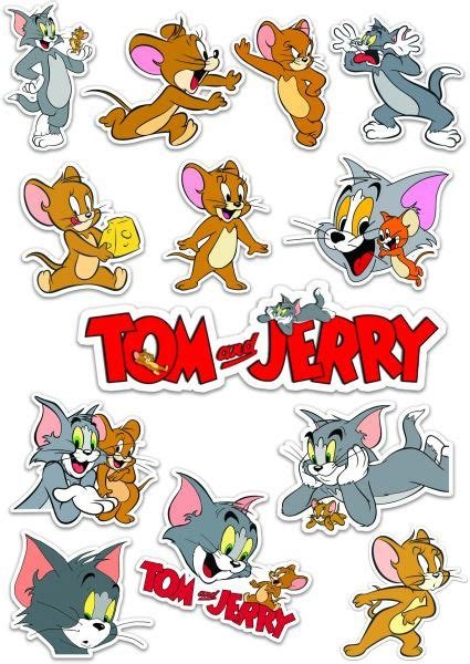 Наклейка Тома и Джерри