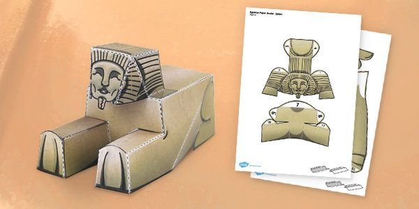 Papercraft древний Египет