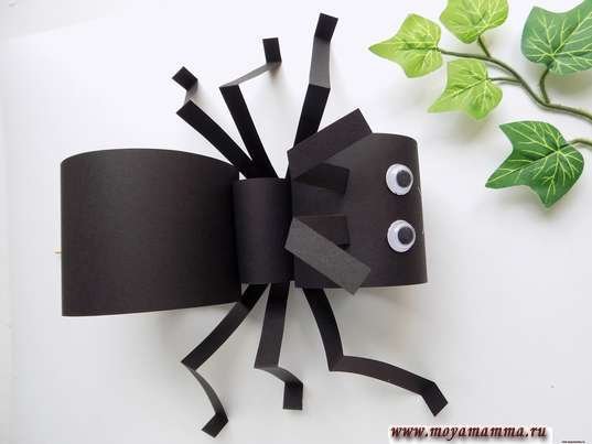 Объемный муравей из бумаги