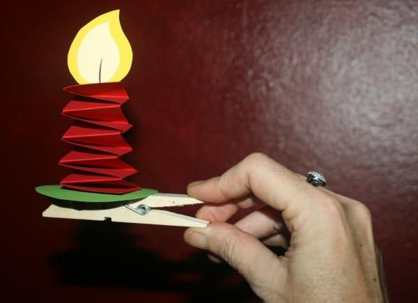 Свеча поделка для детей