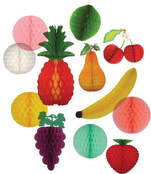Поделки из цветной бумаги фрукты