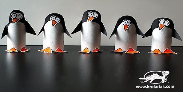 Пингвин из бумаги