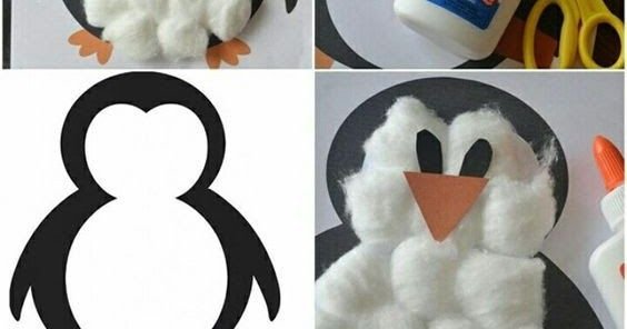 Поделки пингвиненок из бумаги