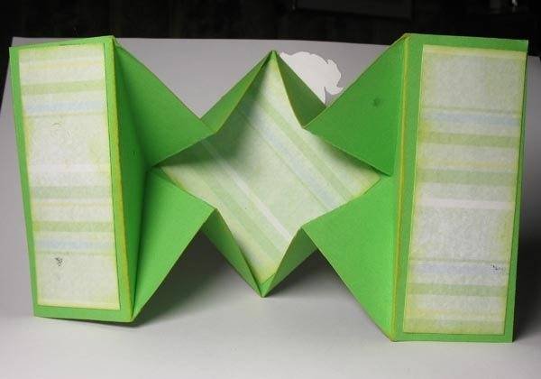 Оригами открытка раскладушка