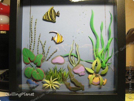 Бумагопластика аквариум