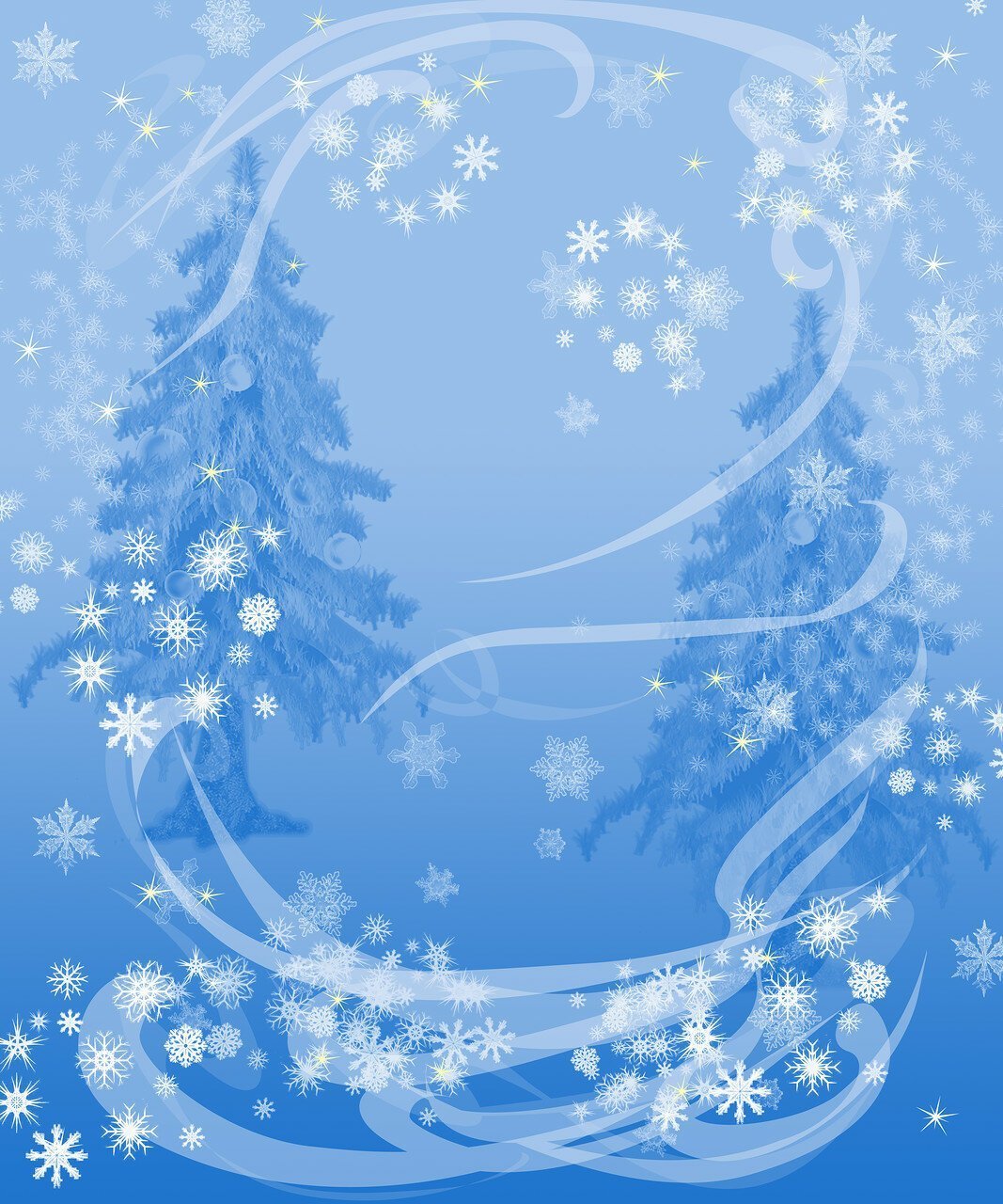 Зимний фон красивый