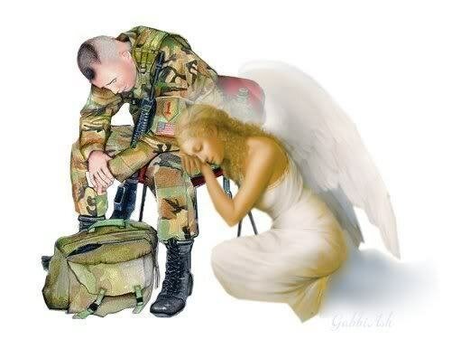 Ангел над солдатом