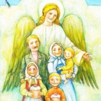 Рисунки ангел семьи