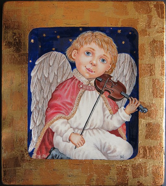 Ангелы с музыкальными инструментами