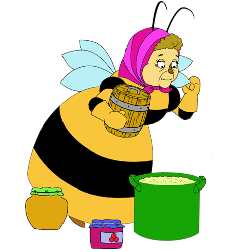Пчела баба Капа из Лунтика