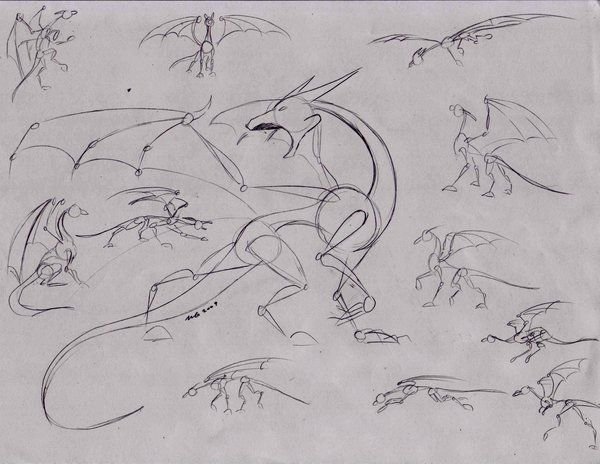 Референсы драконов для рисования