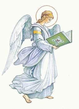 Православный ангел с книгой