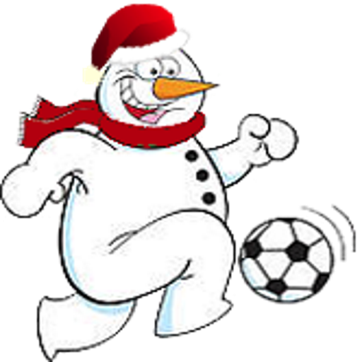 Снеговик футболист