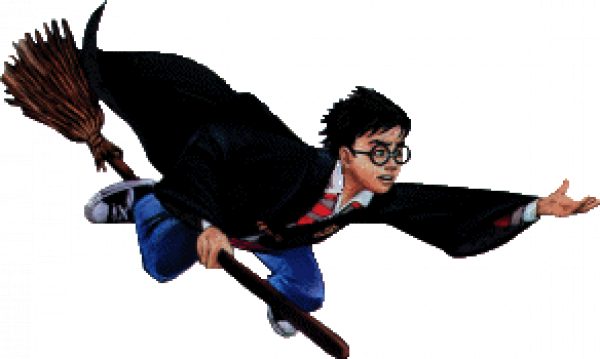 Гарри Поттер летает