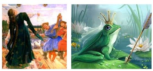 Рисунки к картине царевна лягушка