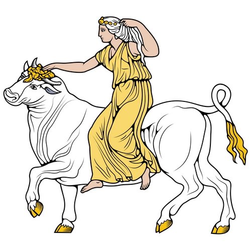 Изображение быка в древней Греции