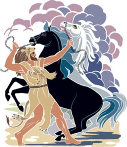 Миф о Геракле кони Диомеда