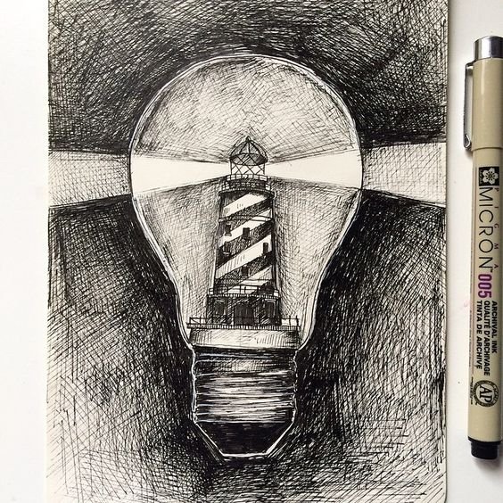 Лампа карандаш