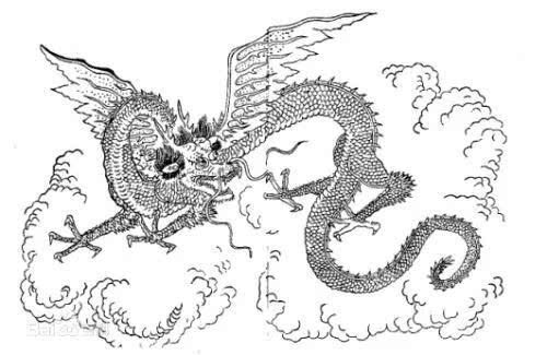 Рисунки крылатый дракон