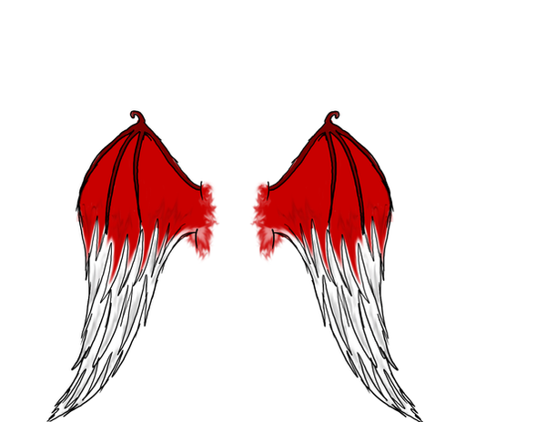 Крылья демона мультяшные