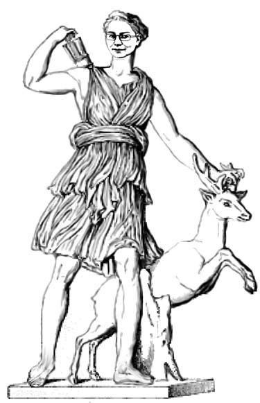 Богиня охоты в древней Греции