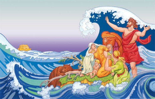 Иллюстрация библейского потопа