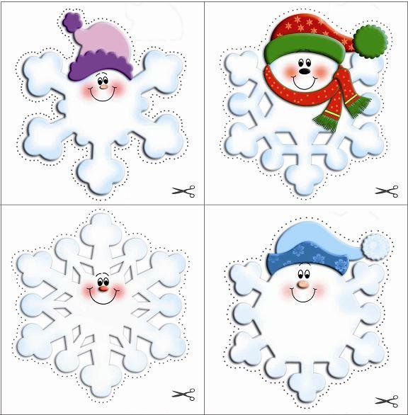 Снежинки для украшения группы в детском саду