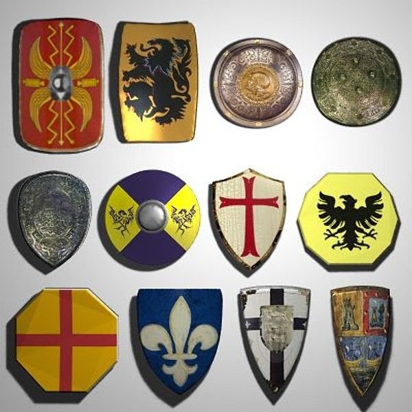 Геральдика рыцарских щитов