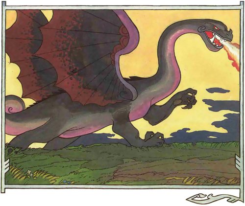 Змей из сказки Никита Кожемяка