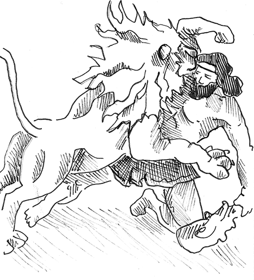 Иллюстрация к 1 из подвигов Геракла
