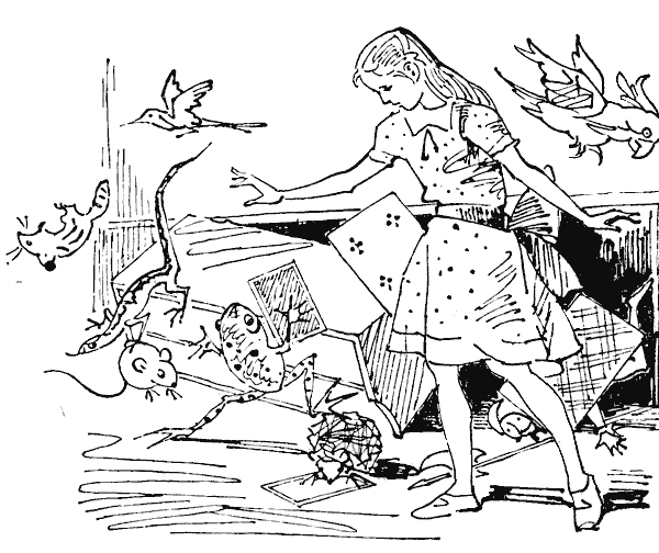 Приключения Алисы иллюстрации