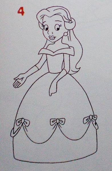 Фото принцесса роза белая на рисунке